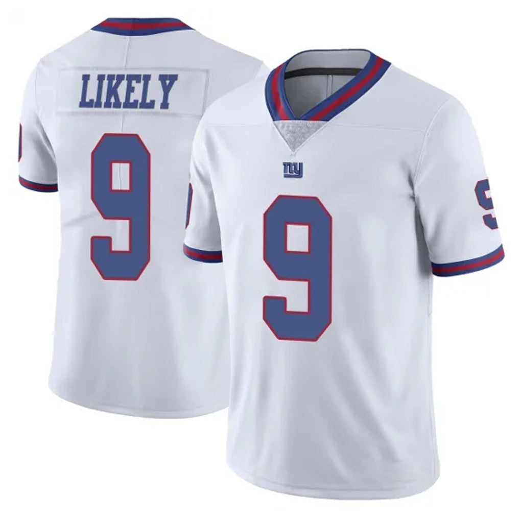NY.Giants #9 Lsaiah Likely Player White Color Rush Home Game Edoa Stitched Jerseys