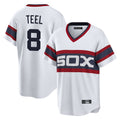 C.White Sox #8 Kyle Teel Player White T-shirt Home Game Edoa Stitched Jerseys