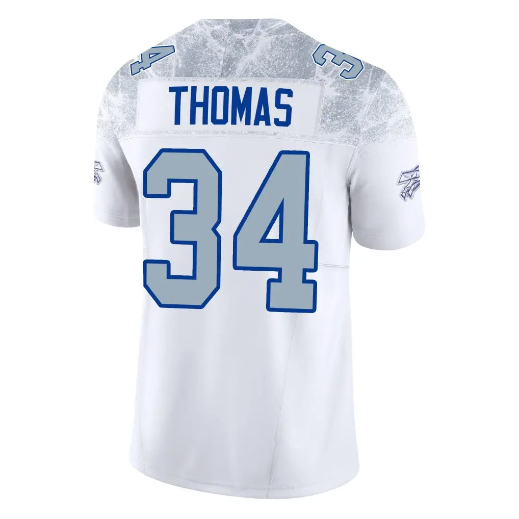 B.Bills #34 Thurman Thomas Player White Rivalries Collection Vapor Limited Edoa Stitched Jerseys