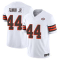C.Browns #44 Harold Fannin Jr. Player White Limited Vapor F.U.S.E. Alternate Game Edoa Stitched Jerseys