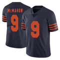 C.Bears #9 Jim McMahon Player Navy Blue Alternate Vapor Untouchable Limited Edoa Stitched Jerseys