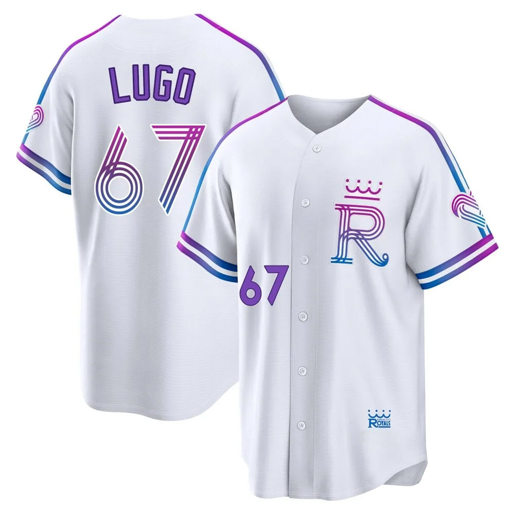 KC.Royals #67 Seth Lugo Player White 2026 City Connect Limited Home Edoa Stitched Jerseys