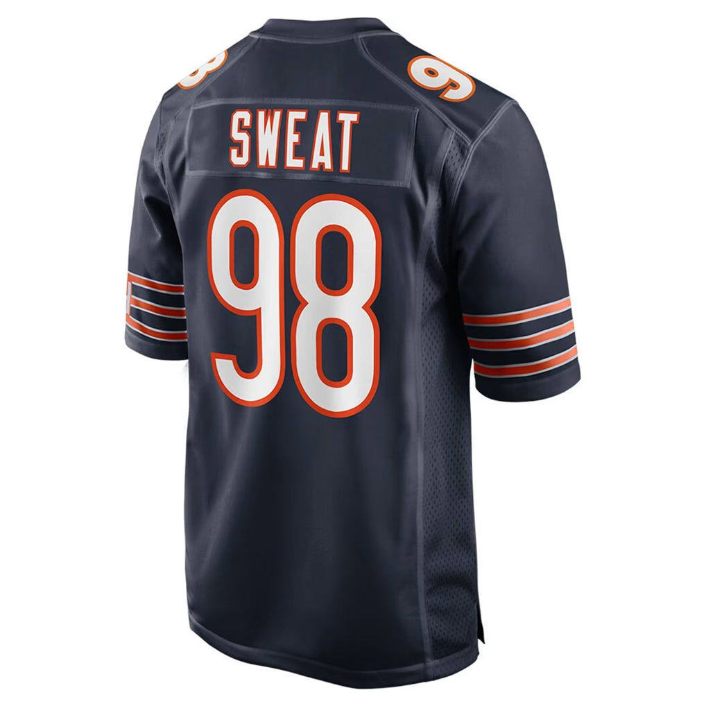 C.Bears #98 Montez Sweat Player Navy Home Game Edoa Stitched Jerseys