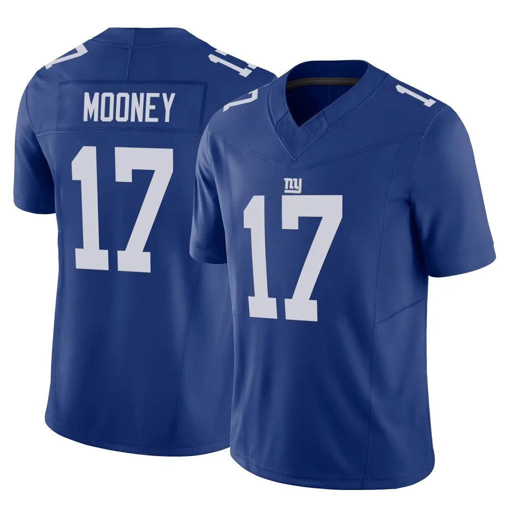NY.Giants #17 Darnell Mooney Player Royal Limited Vapor F.U.S.E. Home Game Edoa Stitched Jerseys