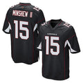 A.Cardinals #15 Gardner Minshew II Player Black Home Game Edoa Stitched Jerseys
