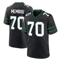 NY.Jets #70 Armand Membou Player Black Legacy Home Game Edoa Stitched Jerseys