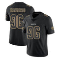 NO.Saints #96 Carl Granderson Player Black Impact Limited Home Game Edoa Stitched Jerseys