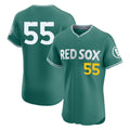 B.Red Sox #55 Ranger Su¨¢rez Player Green City Connect Limited Elite Home Game Edoa Stitched Jerseys