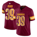 W.Commanders #39 Jeremy Reaves Player Burgundy Limited Vapor Home Game Edoa Stitched Jerseys