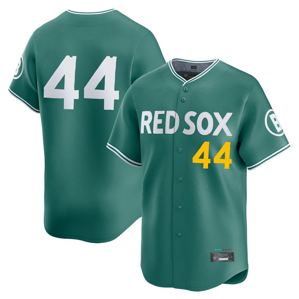 B.Red Sox #44 Aroldis Chapman Player Green City Connect Limited Home Game Edoa Stitched Jerseys