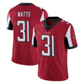 A.Falcons #31 Xavier Watts Player Red Color Vapor Untouchable Limited Home Game Edoa Stitched Jerseys