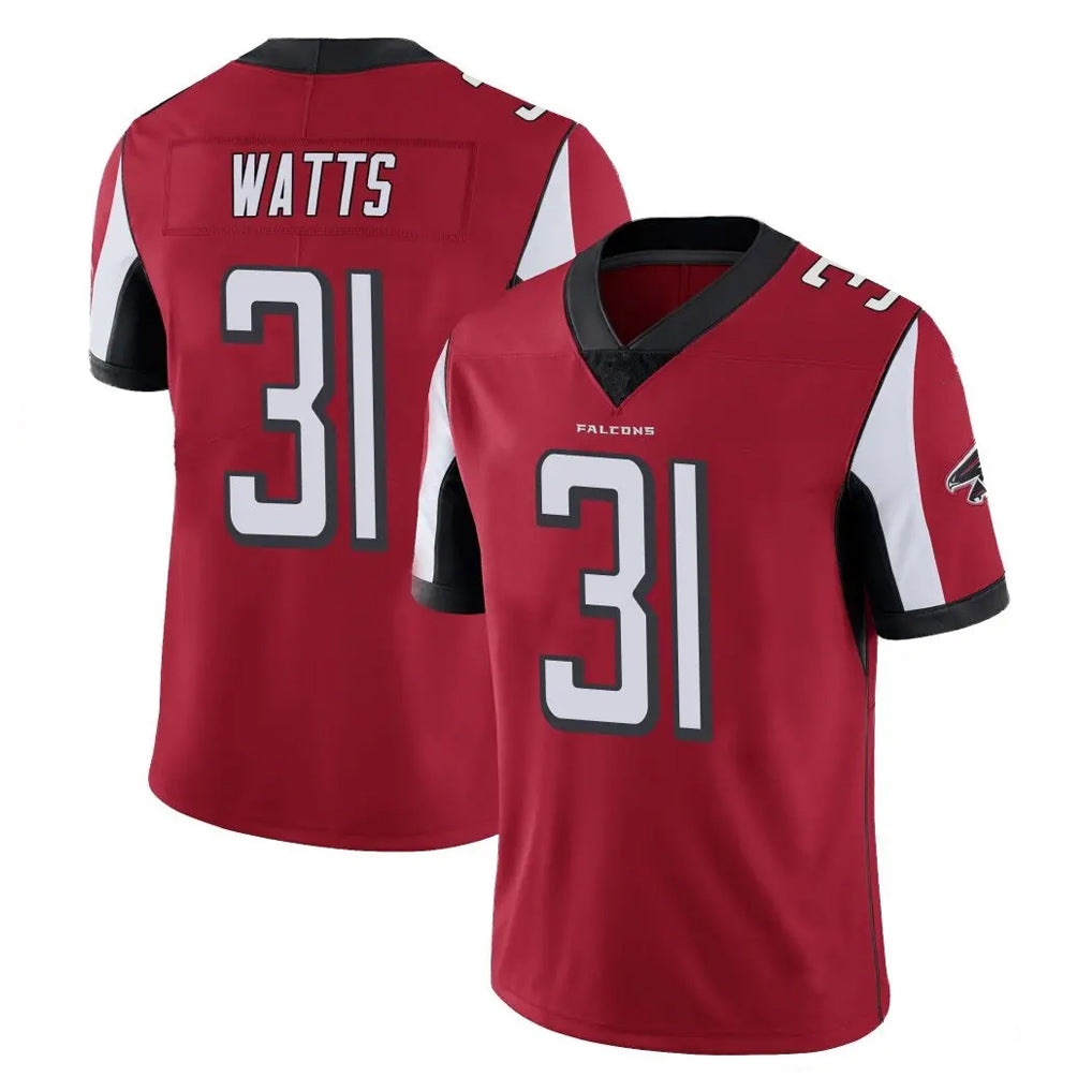 A.Falcons #31 Xavier Watts Player Red Color Vapor Untouchable Limited Home Game Edoa Stitched Jerseys