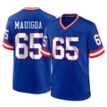 NY.Giants #65 Francis Mauigoa Player Royal Classic Home Game Edoa Stitched Jerseys
