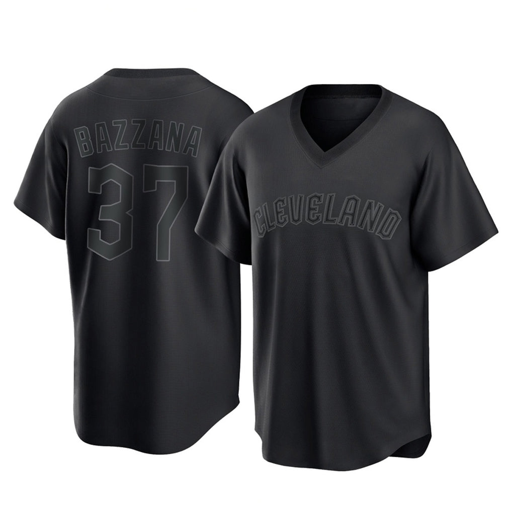 C.Guardians #37 Travis Bazzana Player Black T-shirt Home Game Edoa Stitched Jerseys