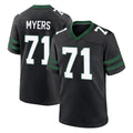 NY.Jets #71 Josh Myers Player Black Legacy Home Game Edoa Stitched Jerseys