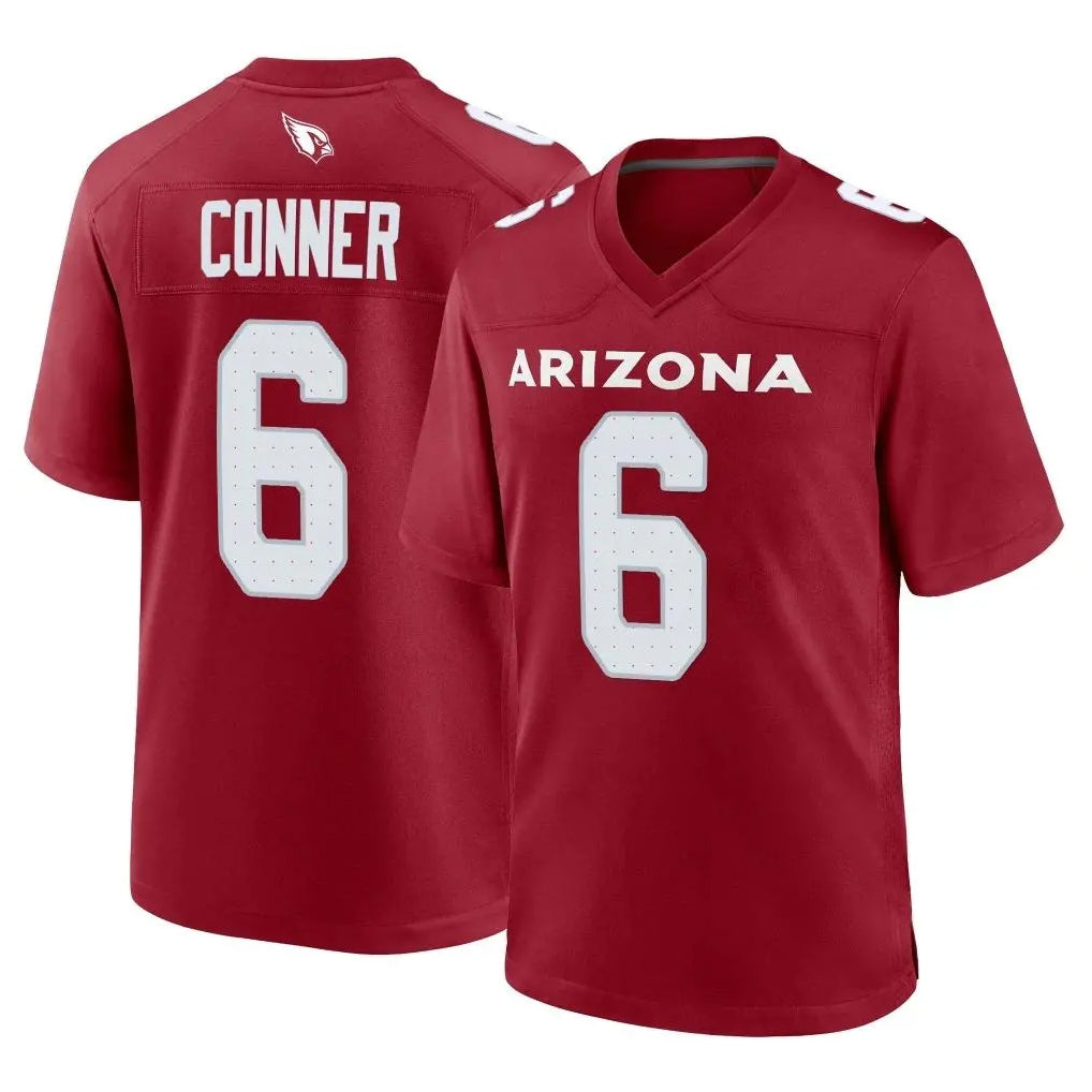 A.Cardinals #6 James Conner Player Cardinal Limited Home Game Edoa Stitched Jerseys