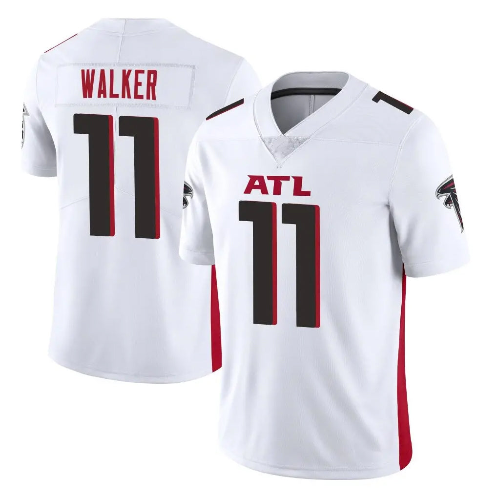 A.Falcons #11 Jalon Walker Player White Vapor Untouchable Limited Home Game Edoa Stitched Jerseys