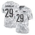 W.Commanders #29 Rasul Douglas Player Arctic Camo Limited Salute To Service Home Game Edoa Stitched Jerseys