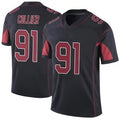 A.Cardinals #91 L.J. Collier Player Black Vapor Limited Elite Edoa Stitched Jerseys