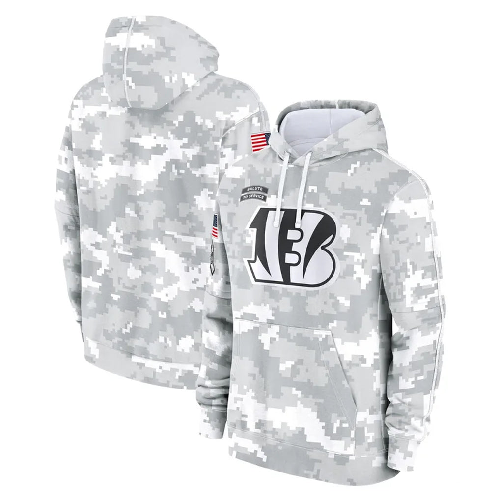 C.Bengals ## Bengals Blank Player Arctic Camo Salute to Service Pullover Hoodie Limited Edoa Stitched Jerseys