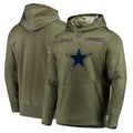 D.Cowboys ## Cowboys Blank Player Olive Salute to Service Pullover Hoodies Home Game Edoa Stitched Jerseys