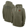 W.Commanders ## Commanders Blank Player Olive Salute to Service Pullover Hoodies Limited Home Edoa Stitched Jerseys