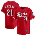 C.Reds #21 Hunter Greene Player Red Home Limited Edoa Stitched Jerseys