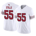 A.Cardinals #55 Dante Stills Player White Vapor F.U.S.E. Limited Home Game Edoa Stitched Jerseys