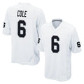 LV.Raiders #6 A.J. Cole Player White Home Game Edoa Stitched Jerseys