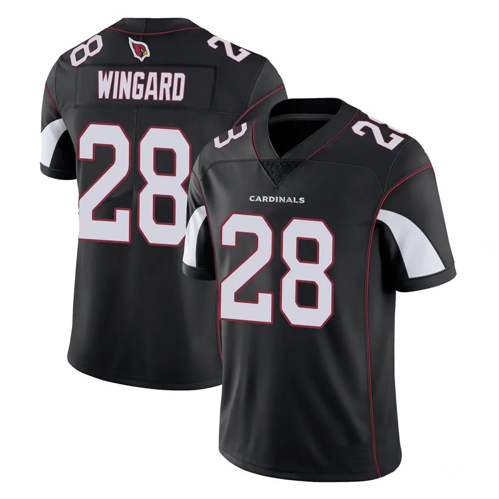 A.Cardinals #28 Andrew Wingard Player Black Vapor Limited Home Game Edoa Stitched Jerseys