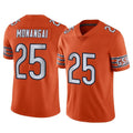 C.Bears #25 Kyle Monangai Player Orange Alternate Vapor Limited Home Game Edoa Stitched Jerseys