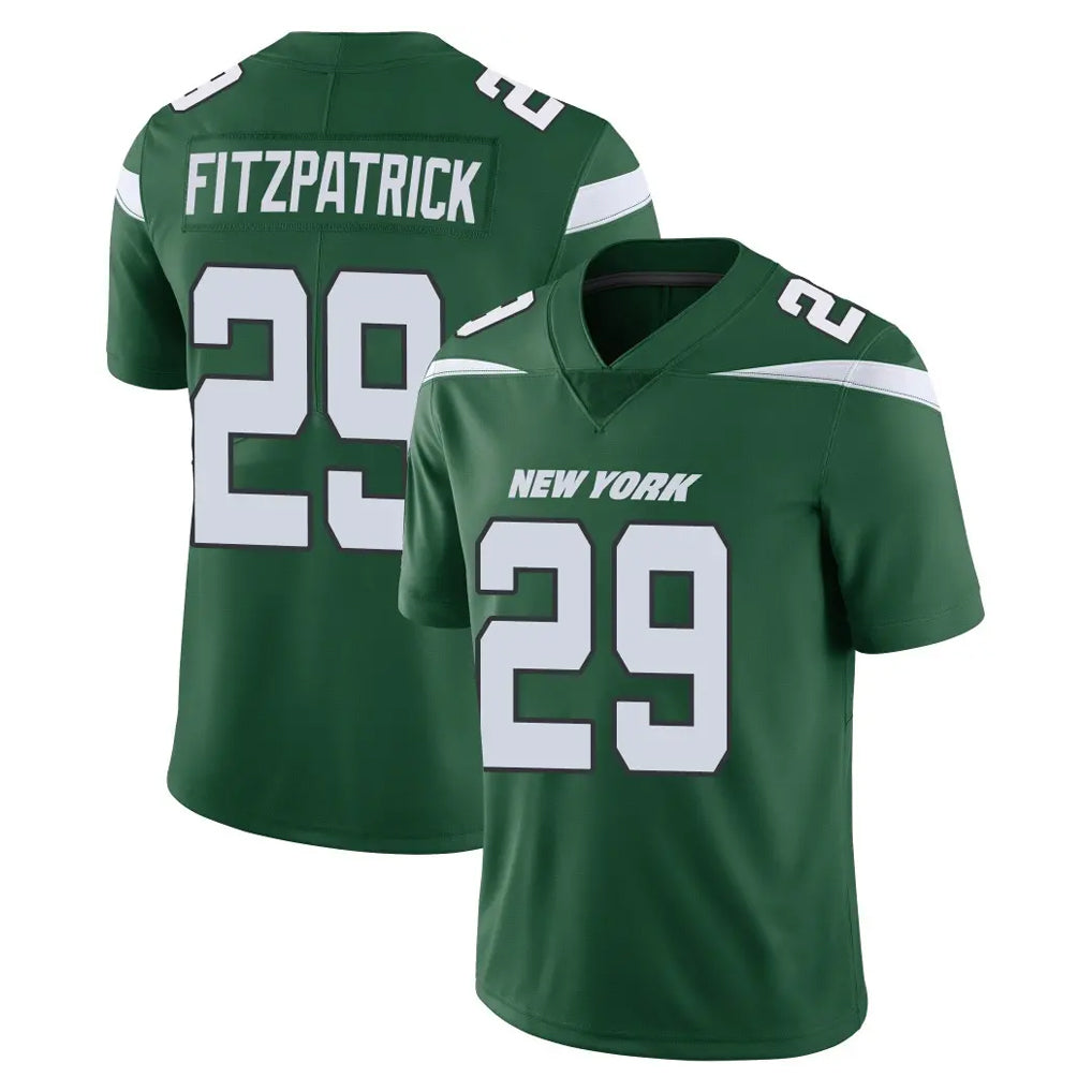 NY.Jets #29 Minkah Fitzpatrick Player Green Limited Vapor Home Game Edoa Stitched Jerseys