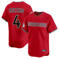 C.Guardians #4 Brayan Rocchio Player Red Limited Home Edoa Stitched Jerseys