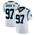 C.Panthers #97 Bobby Brown III Player White Vapor Untouchable Limited Game Edoa Stitched Jerseys