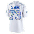 B.Bills #73 Dion Dawkins Benford Player White Rivalries Collection Limited Edoa Stitched Jerseys