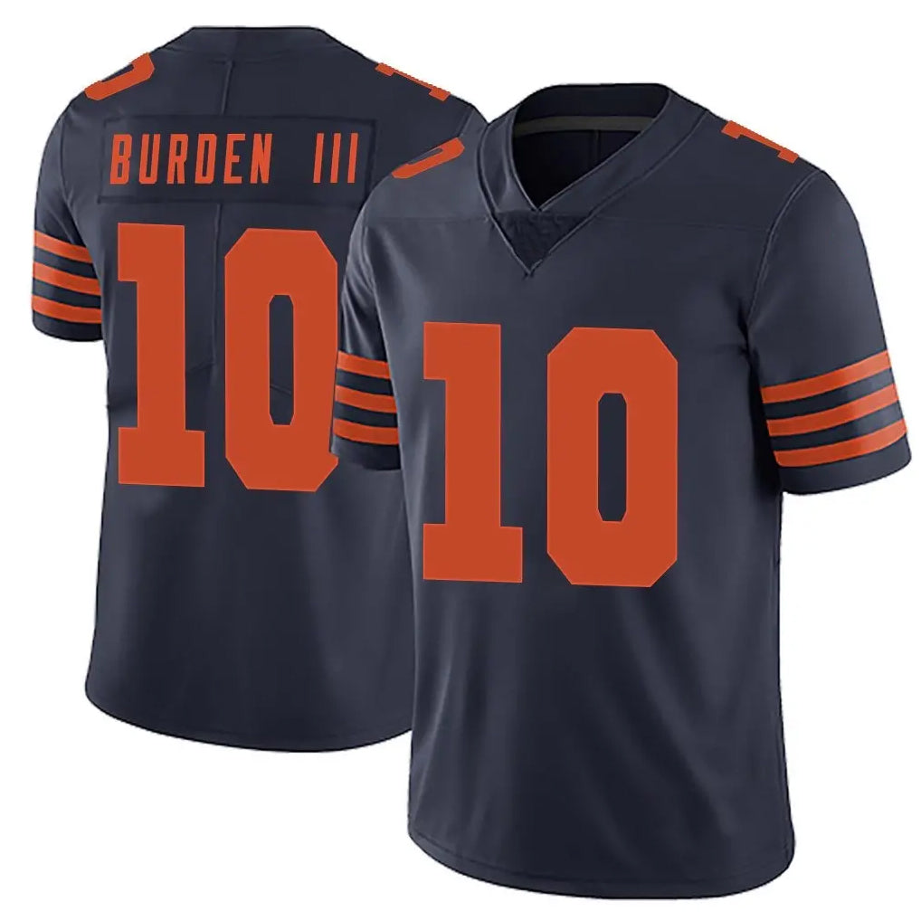 C.Bears #10 Luther Burden III Player Navy Blue Alternate Vapor Untouchable Limited Edoa Stitched Jerseys