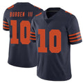 C.Bears #10 Luther Burden III Player Navy Blue Alternate Vapor Untouchable Limited Edoa Stitched Jerseys