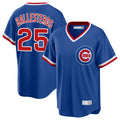 C.Cubs #25 Mois¨¦s Ballesteros Player Royal T-shirt Cooperstown Collection Limited Edoa Stitched Jerseys