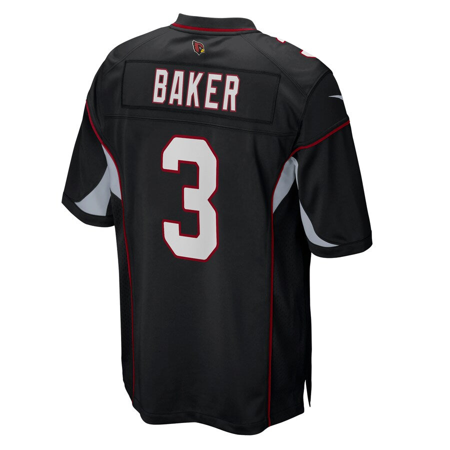 A.Cardinals #3 Budda Baker Player Black Alternate Game Edoa Stitched Jerseys