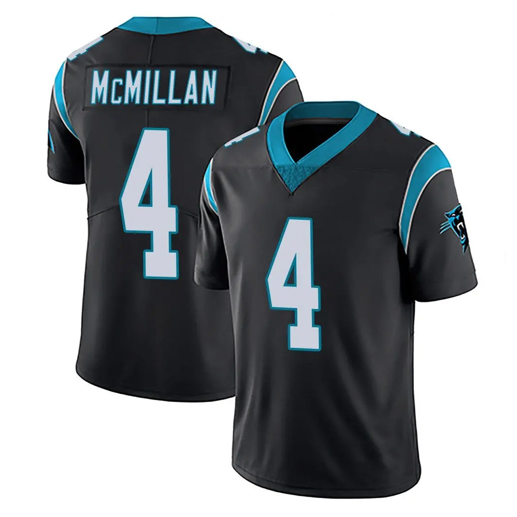 C.Panthers #4 Tetairoa McMillan Player Black Vapor Untouchable Limited Game Edoa Stitched Jerseys