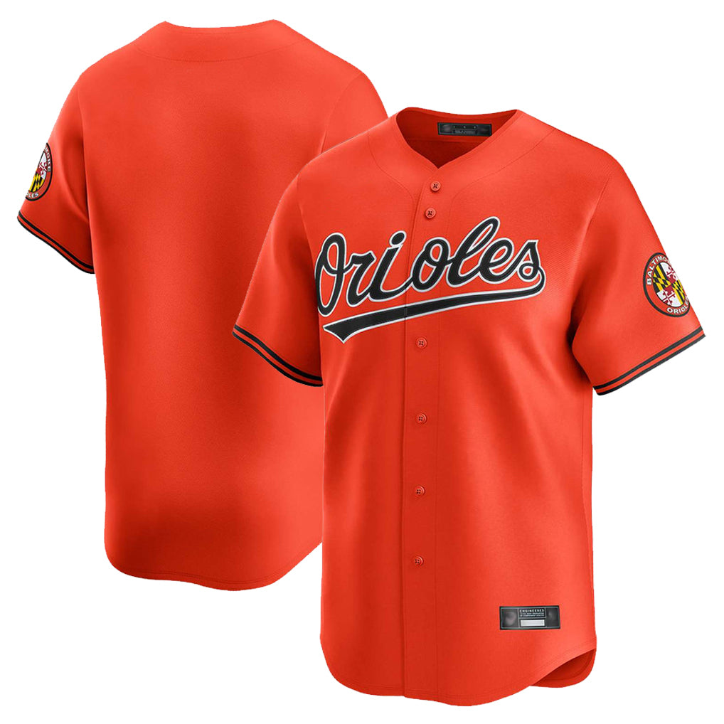 B.Orioles ## Orioles Blank Player Orange Limited Home Game Edoa Stitched Jerseys