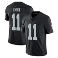 LV.Raiders #11 Jeremy Chinn Player Black Limited Vapor Untouchable Home Game Edoa Stitched Jerseys