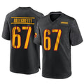W.Commanders #67 Nick Allegretti Player Black Home Game Edoa Stitched Jerseys