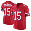 B.Bills #15 Greg Rousseau Player Red Vapor Untouchable Limited Edoa Stitched Jerseys