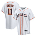 H.Astros #11 Cam Smith Player White Home Game Edoa Stitched Jerseys