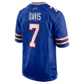 B.Bills #7 Ray Davis Player Royal Home Game Edoa Stitched Jerseys