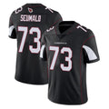 A.Cardinals #73 Isaac Seumalo Player Black Vapor Limited Home Game Edoa Stitched Jerseys