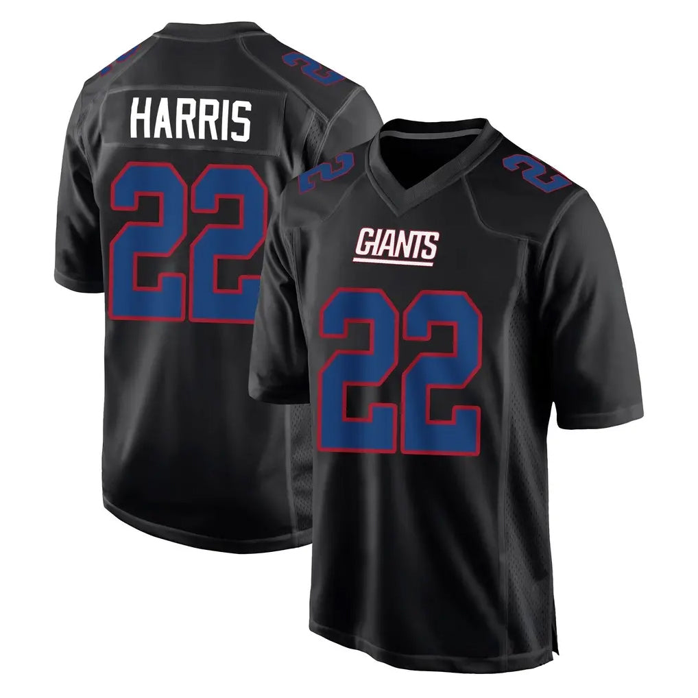 NY.Giants #22 Najee Harris Player Carbon Fashion Limited Home Game Edoa Stitched Jerseys