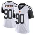 C.Bengals #90 Kris Jenkins Jr Player White Color Rush Vapor Untouchable Limted Home Game Edoa Stitched Jerseys