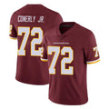 W.Commanders #72 Josh Conerly Jr. Player Burgundy Limited Team Color Vapor Untouchable Home Game Edoa Stitched Jerseys